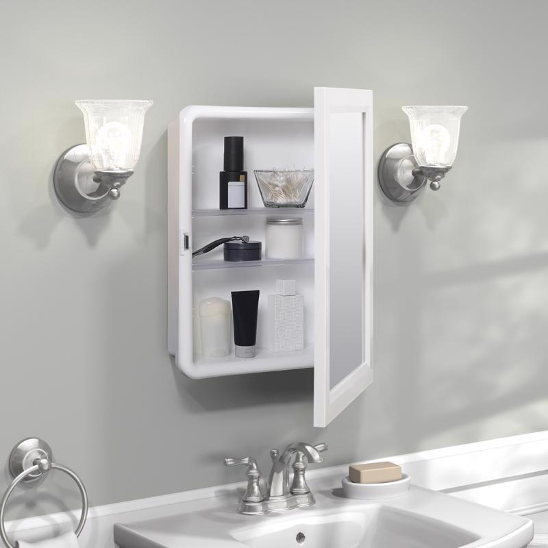 Zenna Home 22.38 in. H X 16.38 in. W X 5 in. D Rectangle Medicine Cabinet