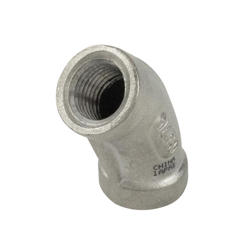 B&K Proline 3/8 in. FIP in. Stainless Steel 4 in. L 45 Degree Elbow