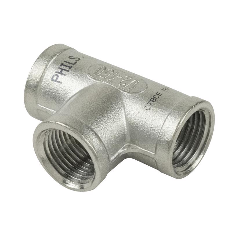 B&K Proline 1/2 in. FIP in. X 1/2 in. D FIP 1/2 in. D FIP Stainless Steel 4 in. L Tee