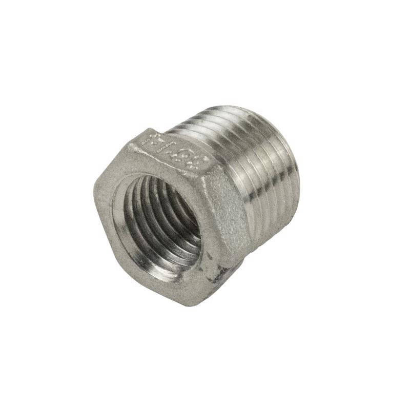 B&K Proline 1/2 in. MIP in. X 3/8 in. D FIP Stainless Steel 4 in. L Adapter Bushing