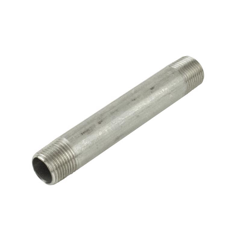 B&K Proline 1-1/2 in. MIP X 1-1/2 in. D MIP Stainless Steel 6 in. L Nipple
