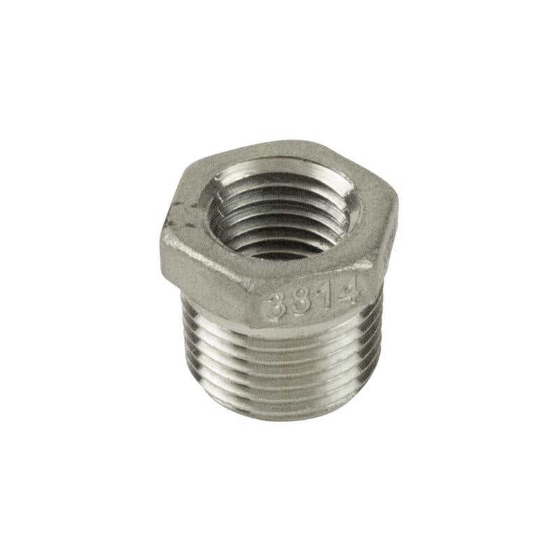 B&K Proline 3/8 in. FIP X 1/4 in. D FIP Stainless Steel Adapter Bushing