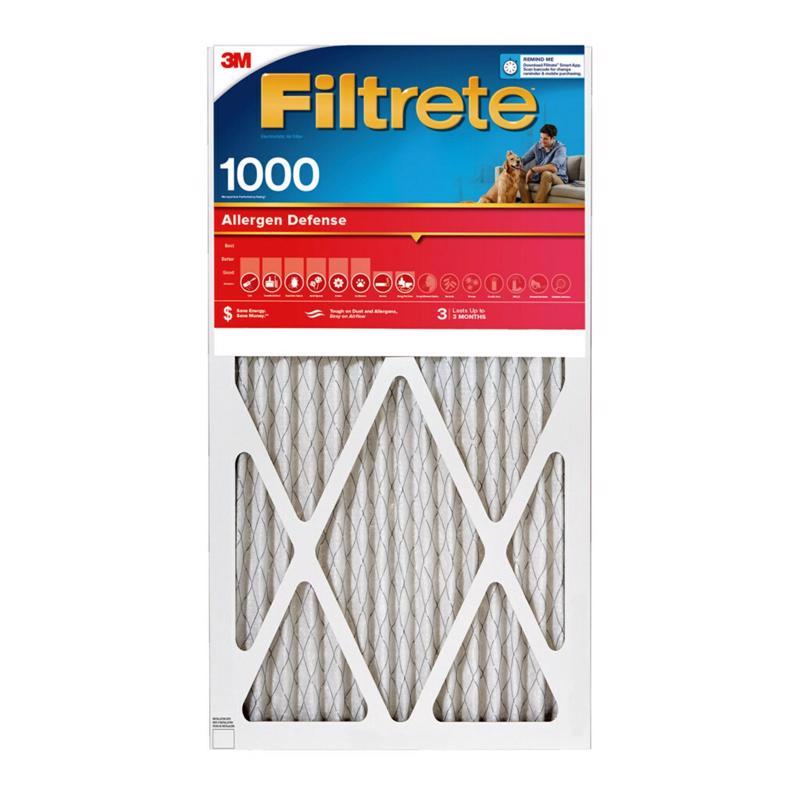 Filtrete 18 in. W X 30 in. H X 1 in. D Carbon 11 MERV Pleated Allergen Air Filter 1 pk