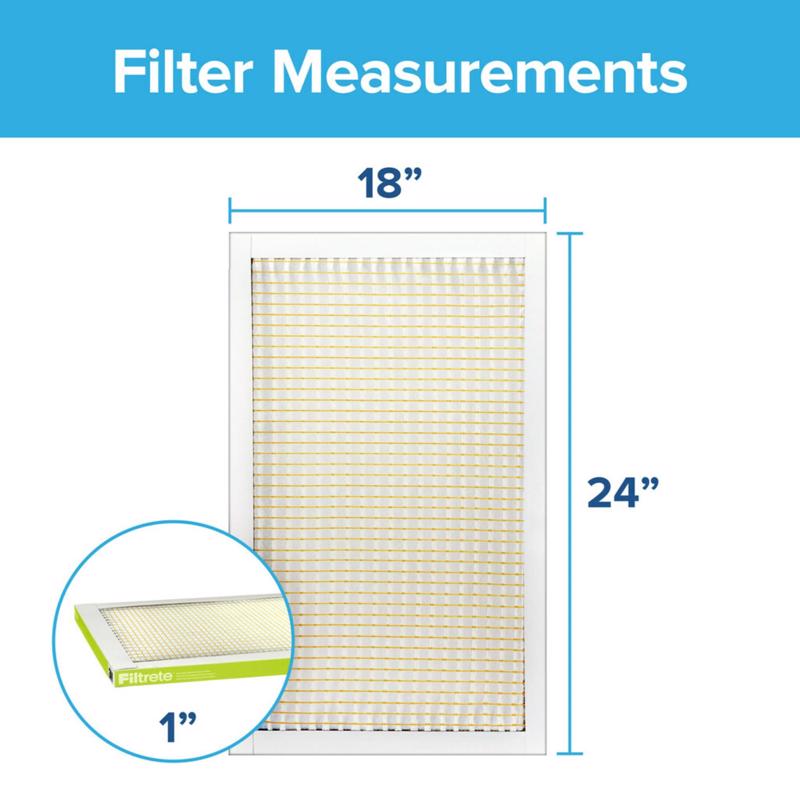 3M Filtrete 18 in. W X 24 in. H X 1 in. D 7 MERV Pleated Air Filter 1 pk