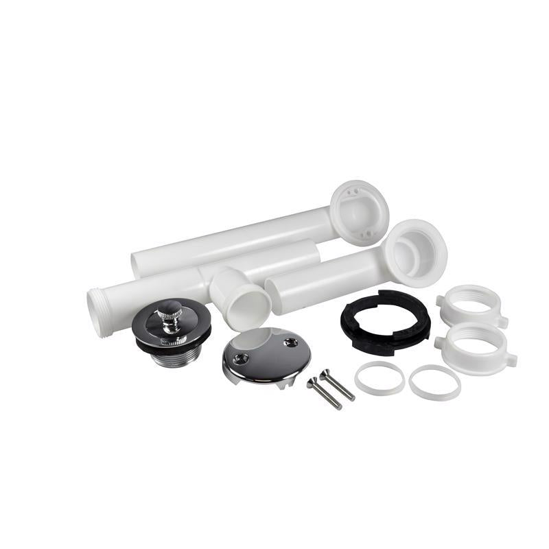 Danco 1-1/2 in. D Chrome Plated Plastic Tub Drain Kit