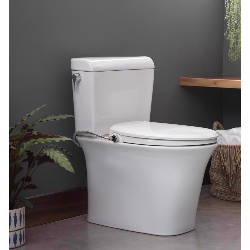 Brondell Swash Ecoseat White Elongated Bidet System