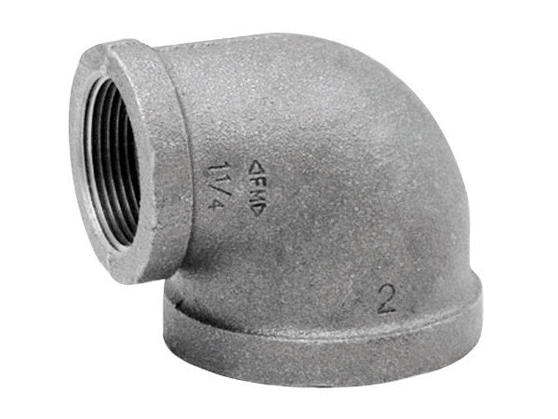 ELBOW 90D 2X1-1/2" BLK