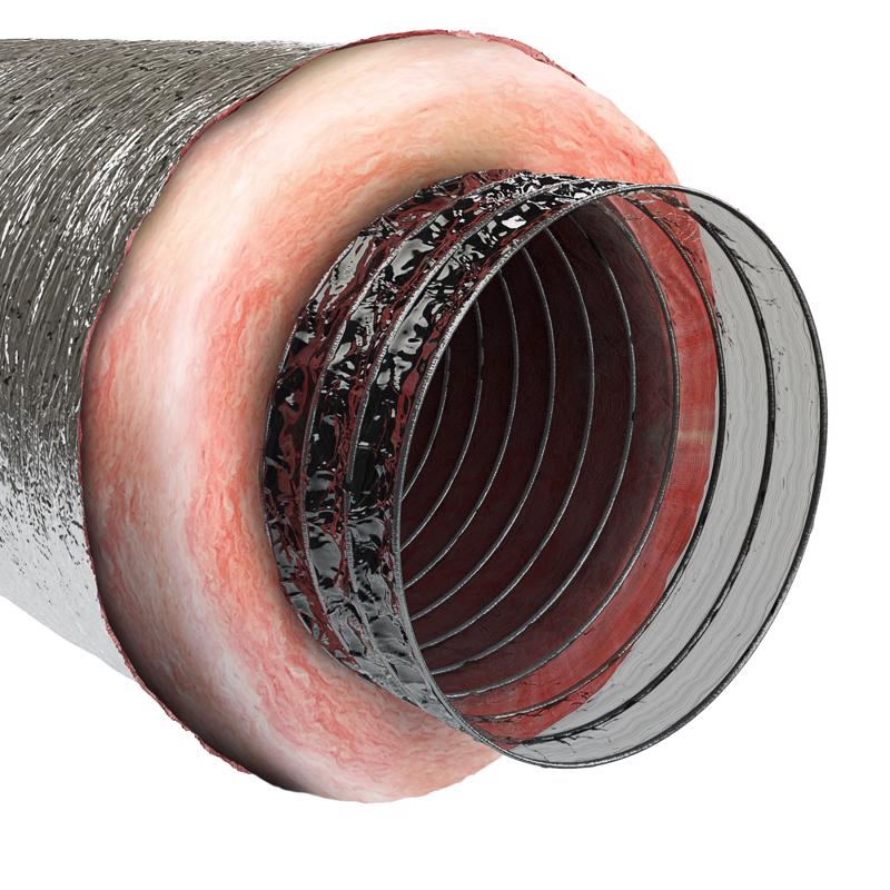 DUCT POLY SILVER 8"X25'