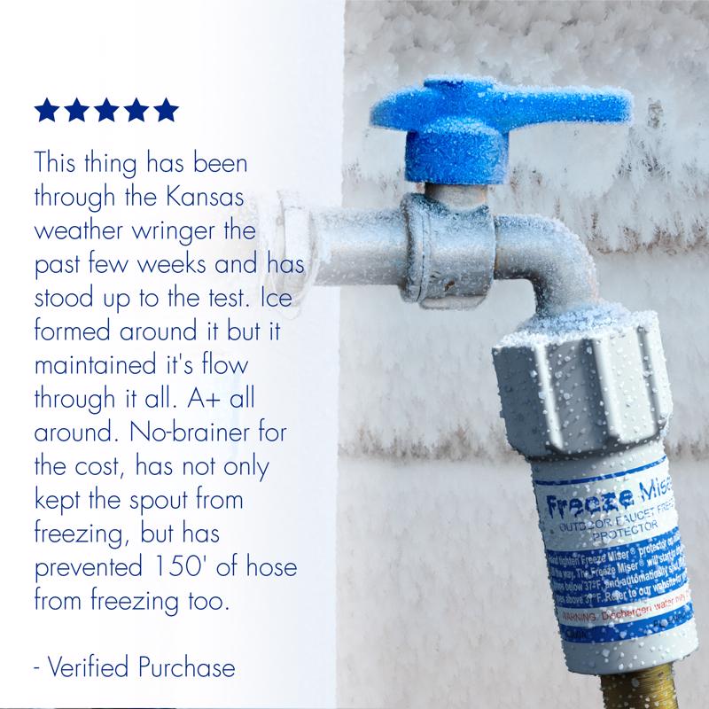 Freeze Miser Plastic Faucet Cover Protector