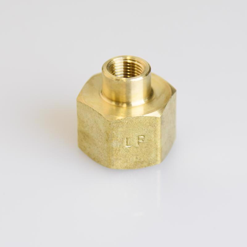 1/2 in. FPT X 1/8 in. D FPT Brass Reducing Coupling