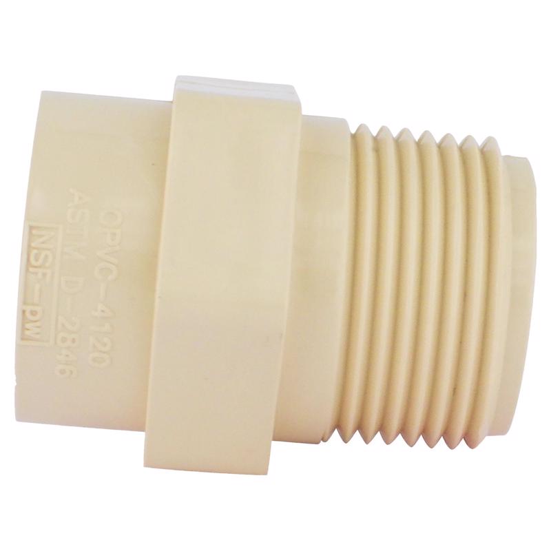 Charlotte Pipe FlowGuard 1 in. Socket X 1 in. D Slip CPVC Adapter