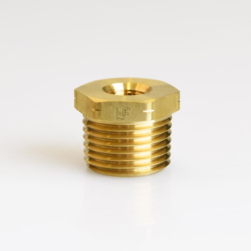 HEX BUSH 1/2"MPTx1/8"FPT