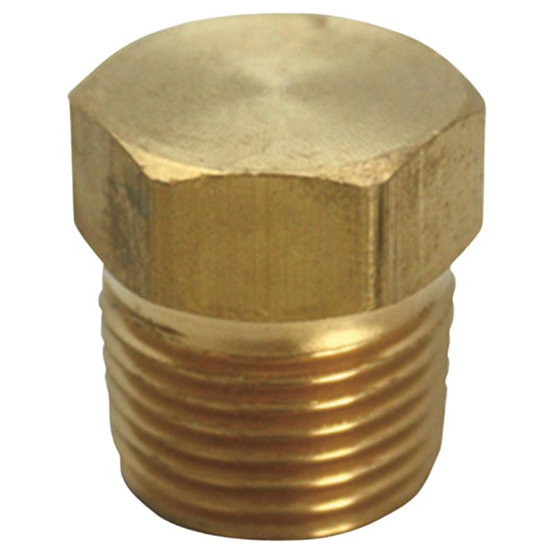 CORED HEX PLUG 3/8" MPT