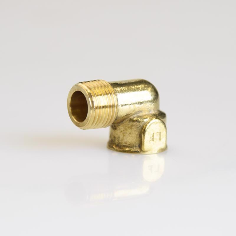 3/8 in. FPT X 3/8 in. D MPT Brass 90 Degree Street Elbow