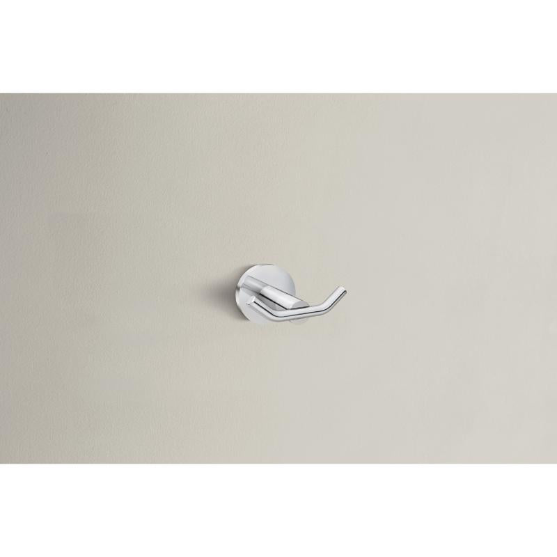 Moen Arlys 2-7/8 in. W X 3 in. L Chrome Silver Robe Hook
