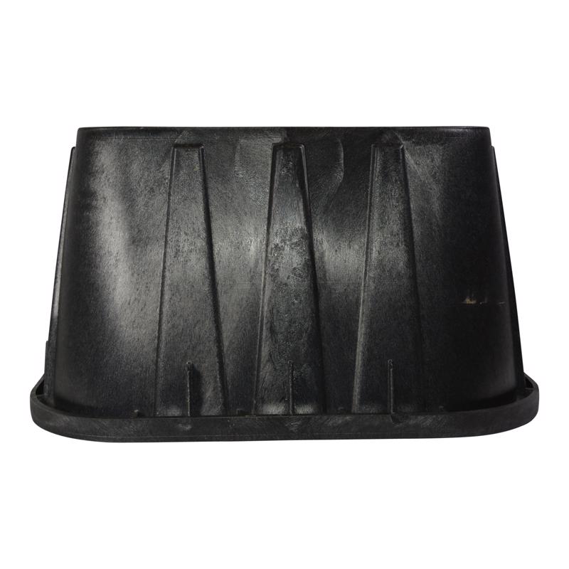 NDS 19 in. W X 12 in. H Rectangular Valve Box with Cover Black