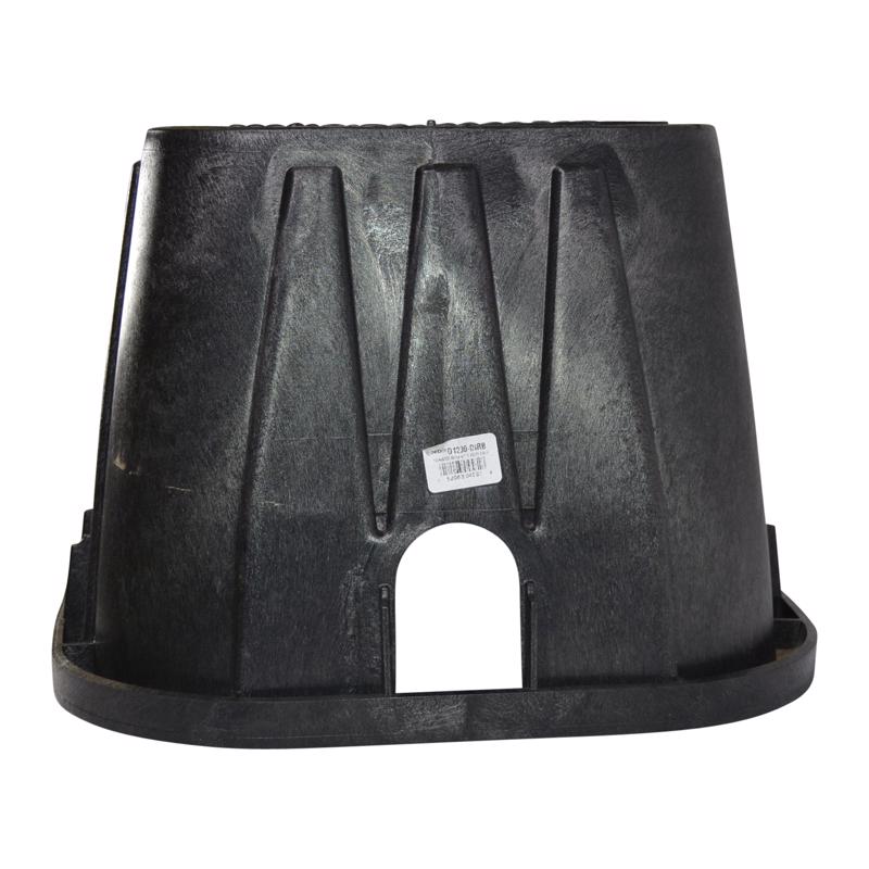 NDS 19 in. W X 12 in. H Rectangular Valve Box with Cover Black