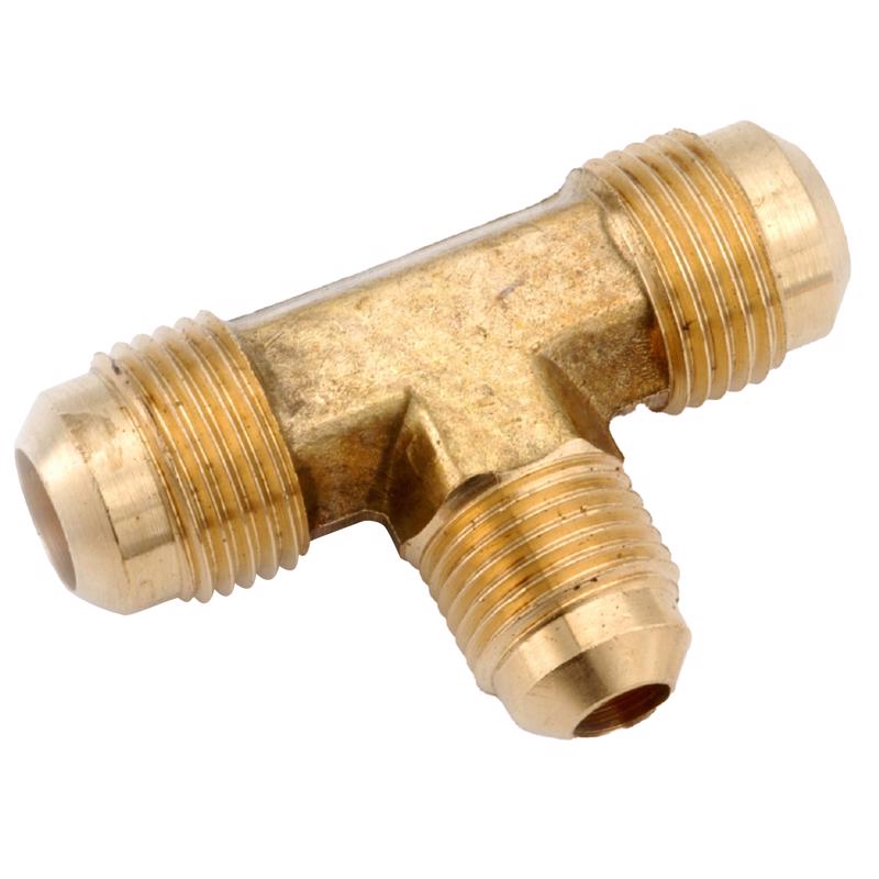 RD TEE FLR 5/8X1/2"BRSS