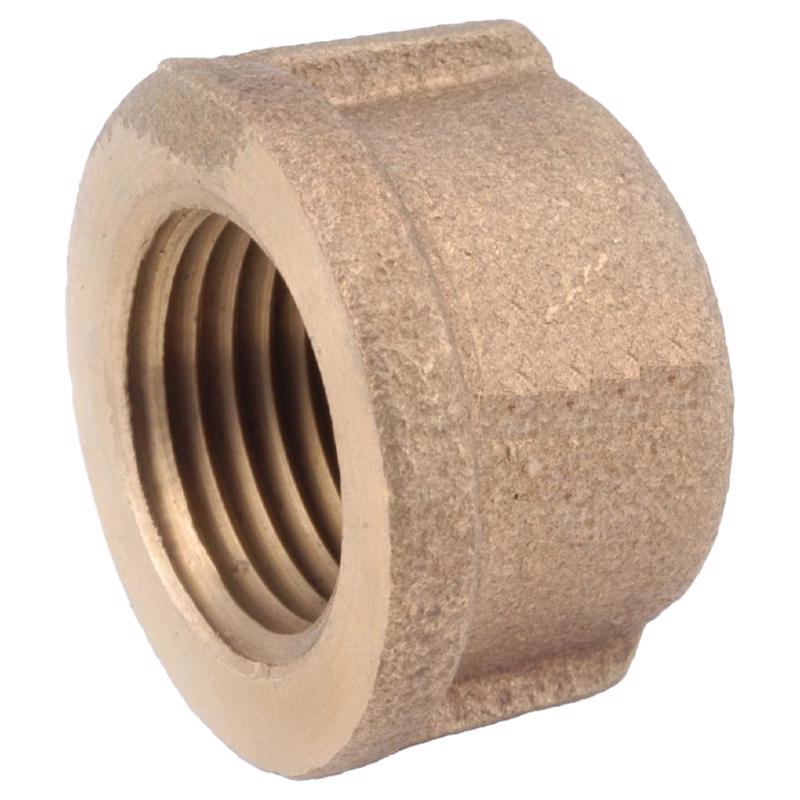 CAP 3/4"FPT RED BRASS