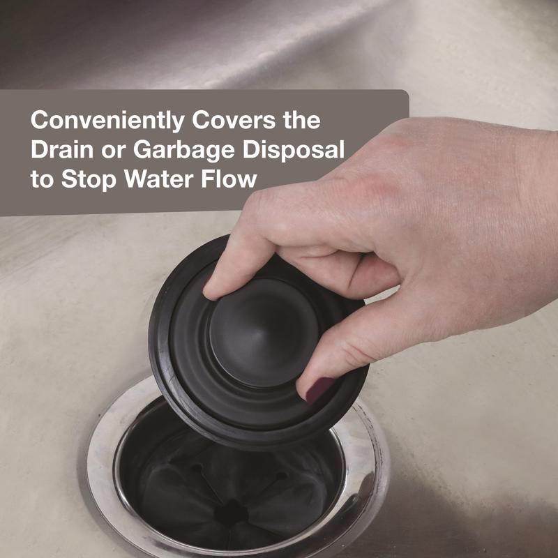 Danco Garbage Disposal Stopper Matte Stainless Steel