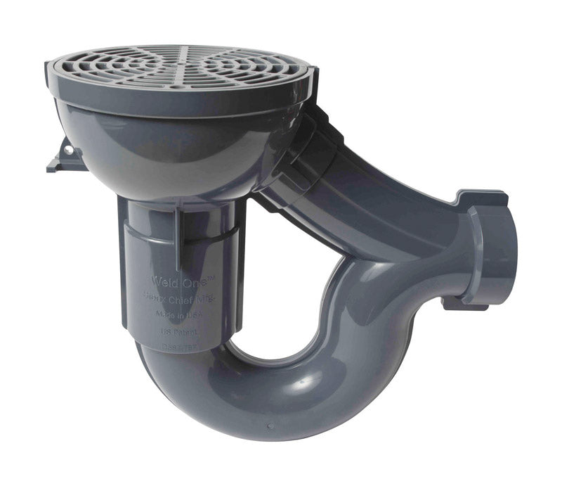 P TRAP FLR DRAIN PVC2"