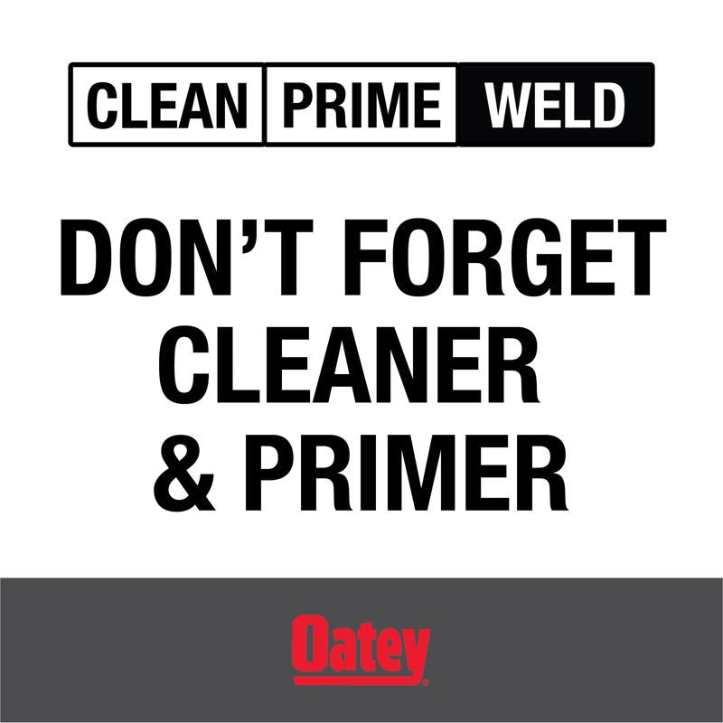 Oatey Clear Cement For PVC 16 oz