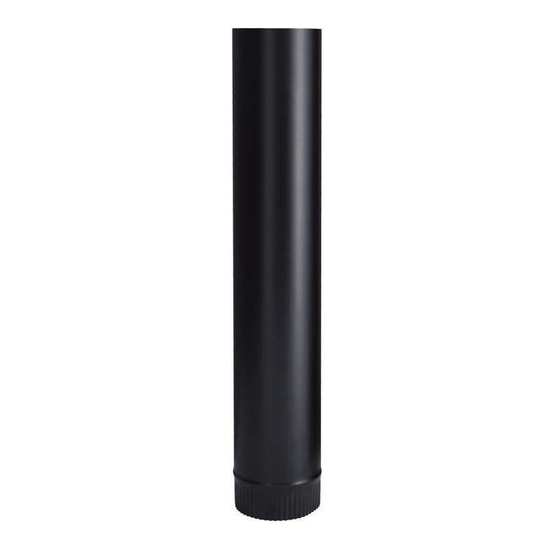 STOVPIPE BLK STL 4X24"