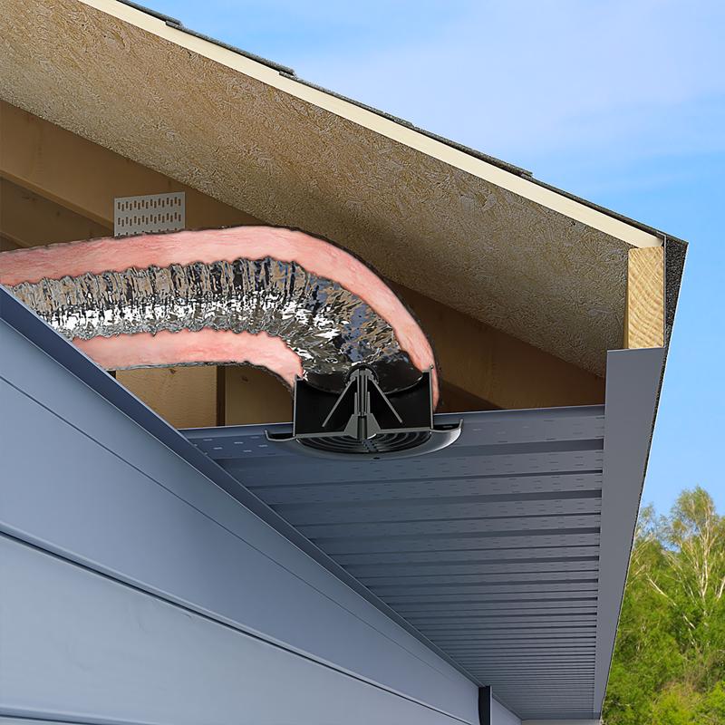 Imperial R4.2 25 ft. L X 4 in. D Silver Poly Duct