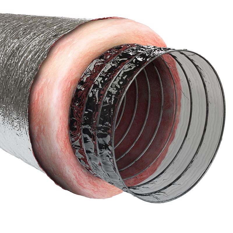 DUCT POLY SILVER 6"X25'
