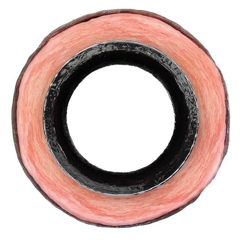 Imperial R4.2 25 ft. L X 6 in. D Silver Poly Duct