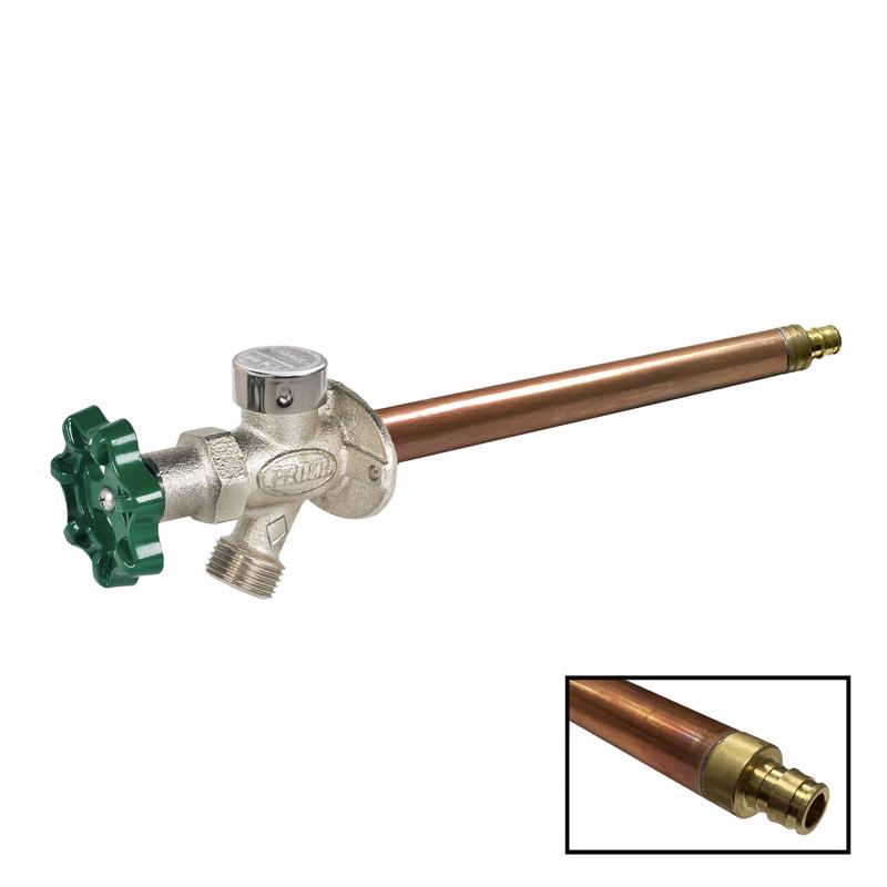 Prier 1/2 in. PEX in. Anti-Siphon Brass Freezeless Wall Hydrant