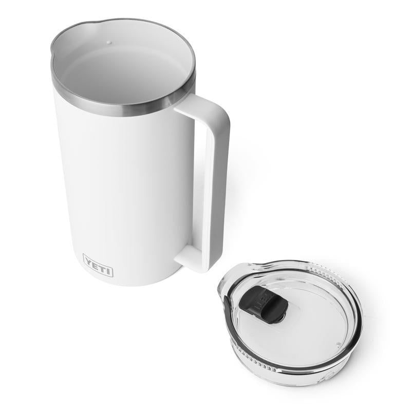 YETI 64 oz White Pitcher Stainless Steel