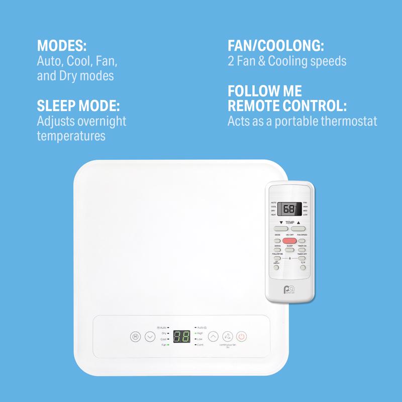 Perfect Aire 150 sq ft 3 speed 8500 (6000 SACC) BTU Portable Air Conditioner with Remote