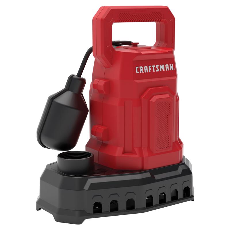 Craftsman 1/3 HP 3500 gph Thermoplastic Tethered Float Switch AC Submersible Sump Pump