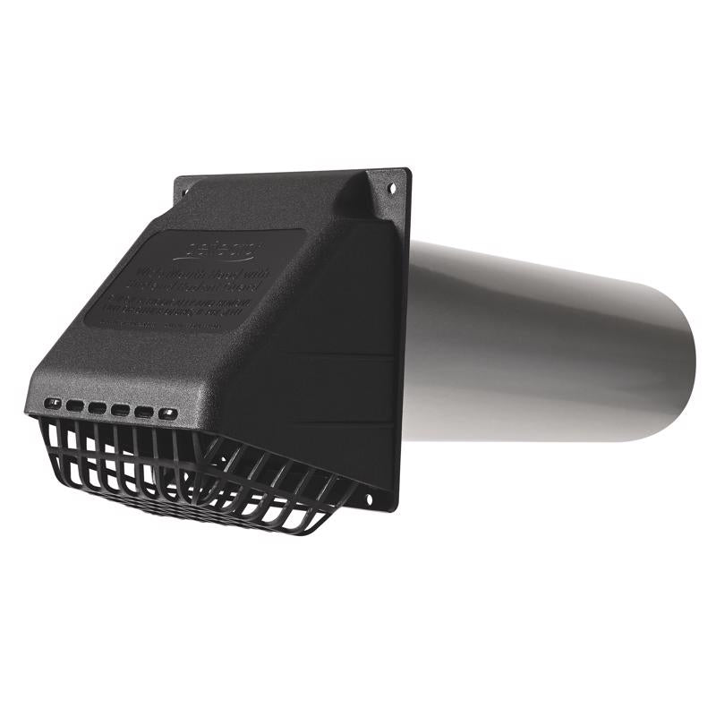 DRYR VNT HD MTLC BLK 4"