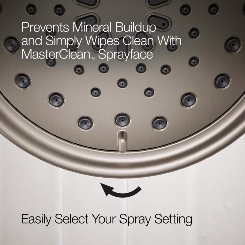 Kohler Facile Vibrant Brushed Nickel Tub and Shower Faucet