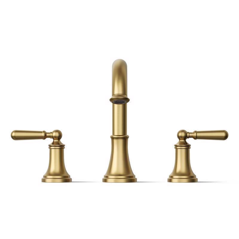 Kohler Facile Brass Traditional Widespread Bathroom Sink Faucet 8 in.