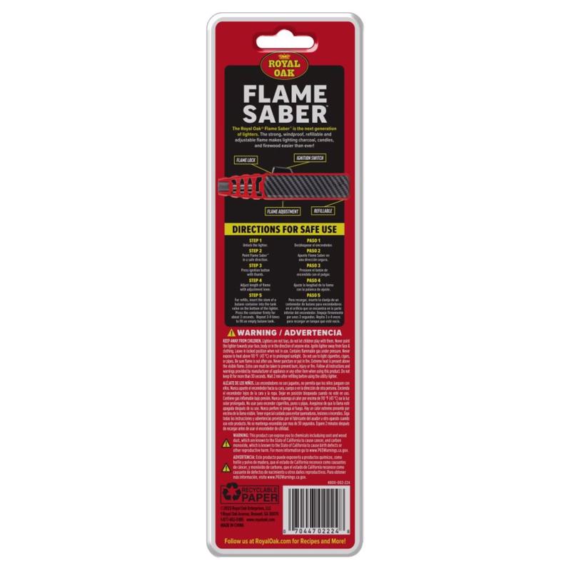 Royal Oak Flame Saber Butane Lighter 1 pk