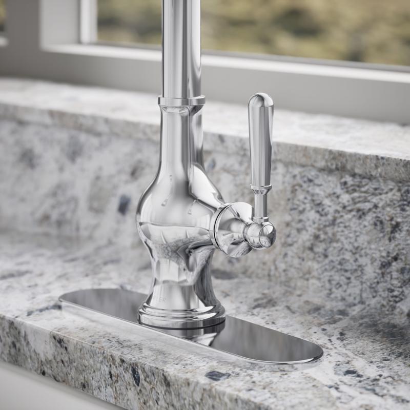 Kohler Treaty One Handle Polished Chrome Pull-Down Kitchen Faucet