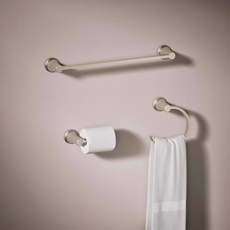 Kohler Sivaro Brushed Nickel Silver Accessory Kit 18 in. L Metal