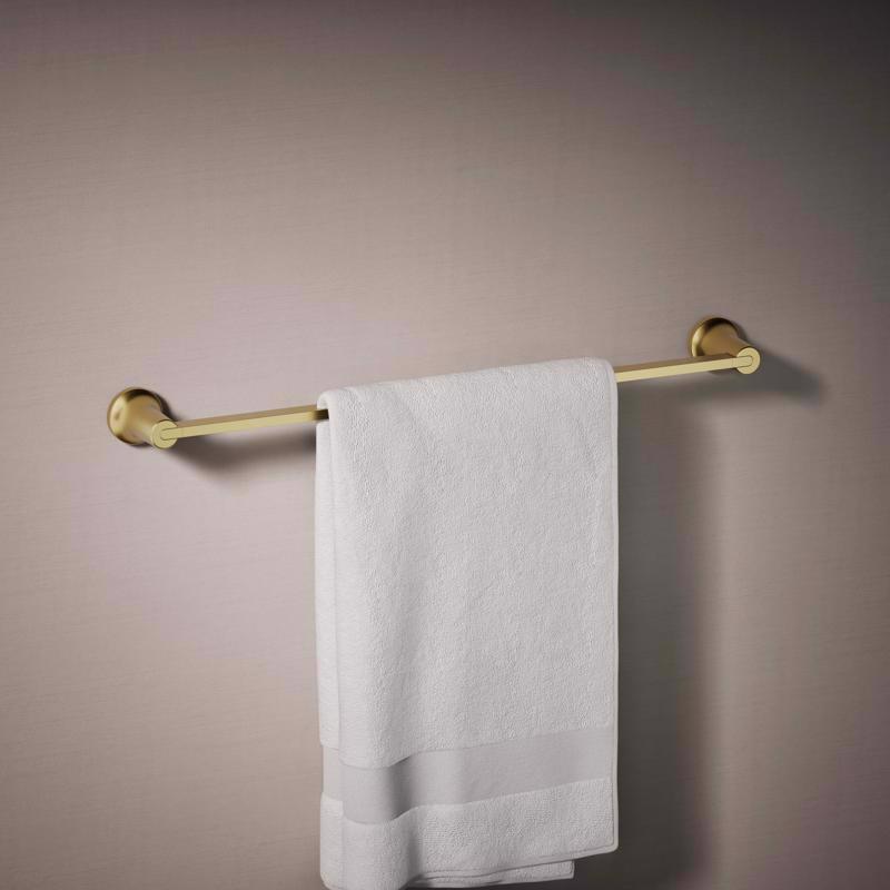 Kohler Sivaro Brushed Gold Towel Bar 24 in. L Metal