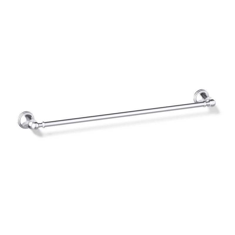Kohler Facile Polished Chrome Silver Towel Bar 24 in. L Metal