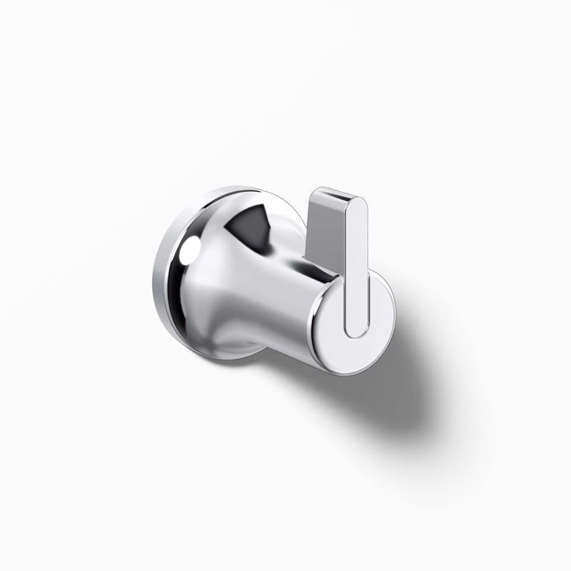 Kohler Sivaro 2.42 in. H X 2.08 in. W X 2.5 in. L Polished Chrome Silver Robe Hook