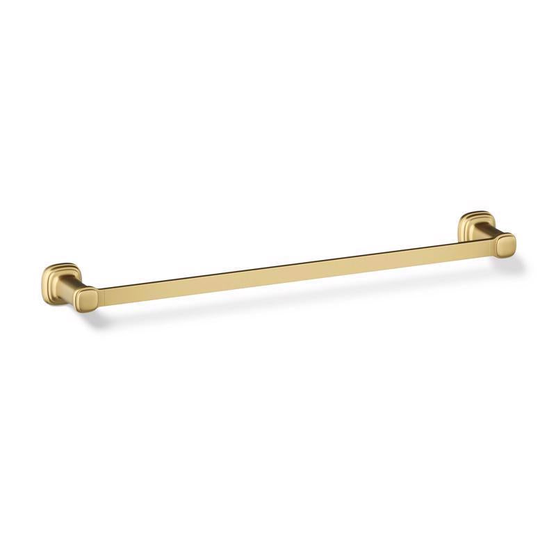 Kohler Envelu Brushed Gold Towel Bar 24 in. L Metal