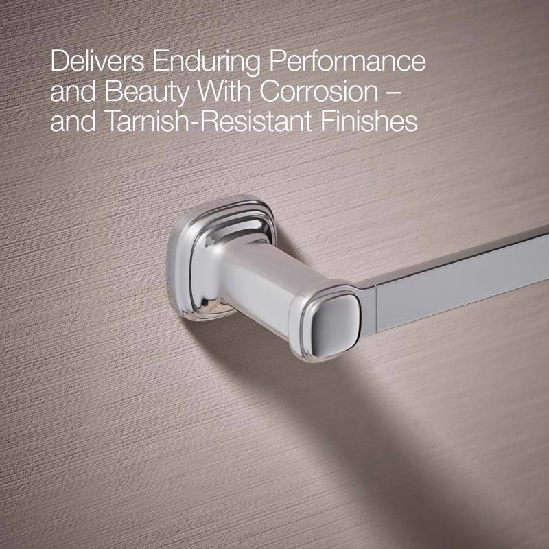 Kohler Envelu Chrome Silver Towel Bar 24 in. L Metal