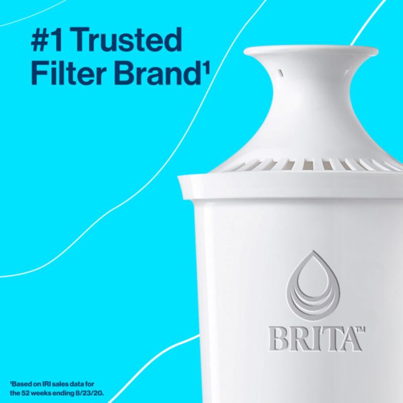 Brita Tahoe 10 cups Blue/Clear Water Filter Pitcher