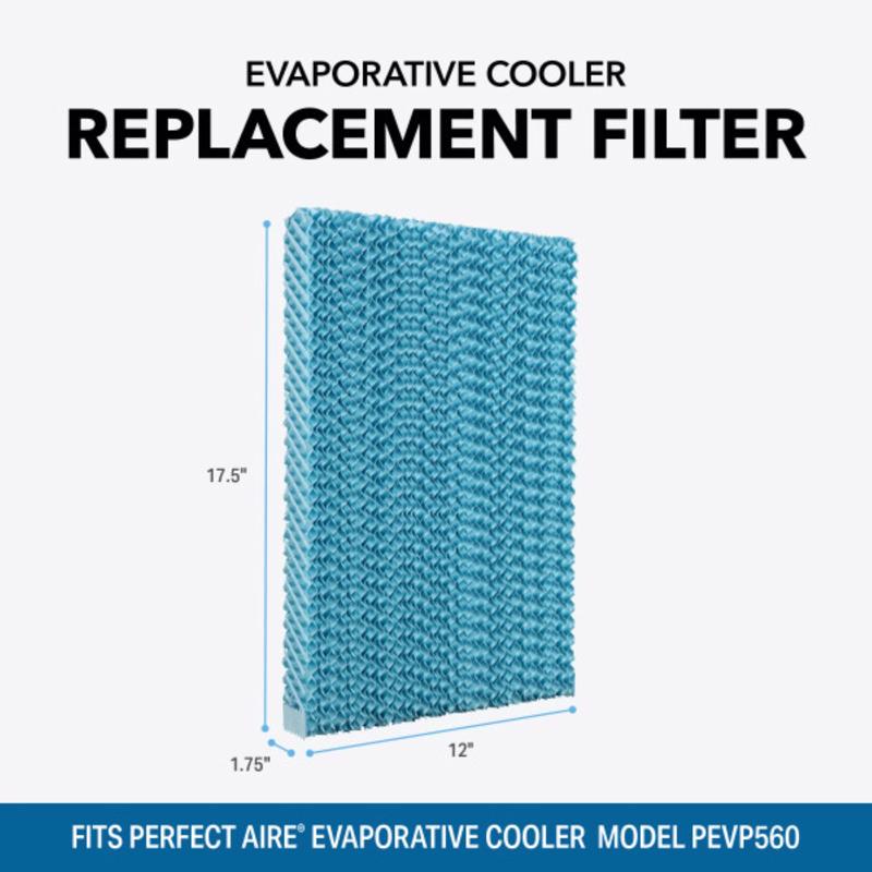Perfect Aire 17.5 in. H X 12 in. W Blue Cardboard Evaporative Cooler Filter