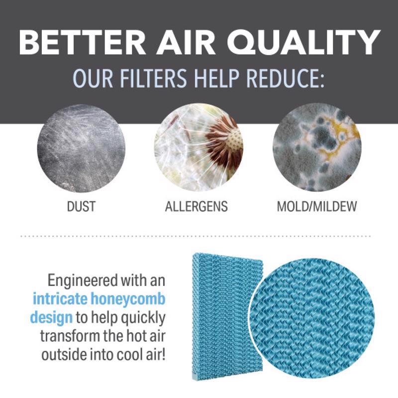 Perfect Aire 17.5 in. H X 12 in. W Blue Cardboard Evaporative Cooler Filter