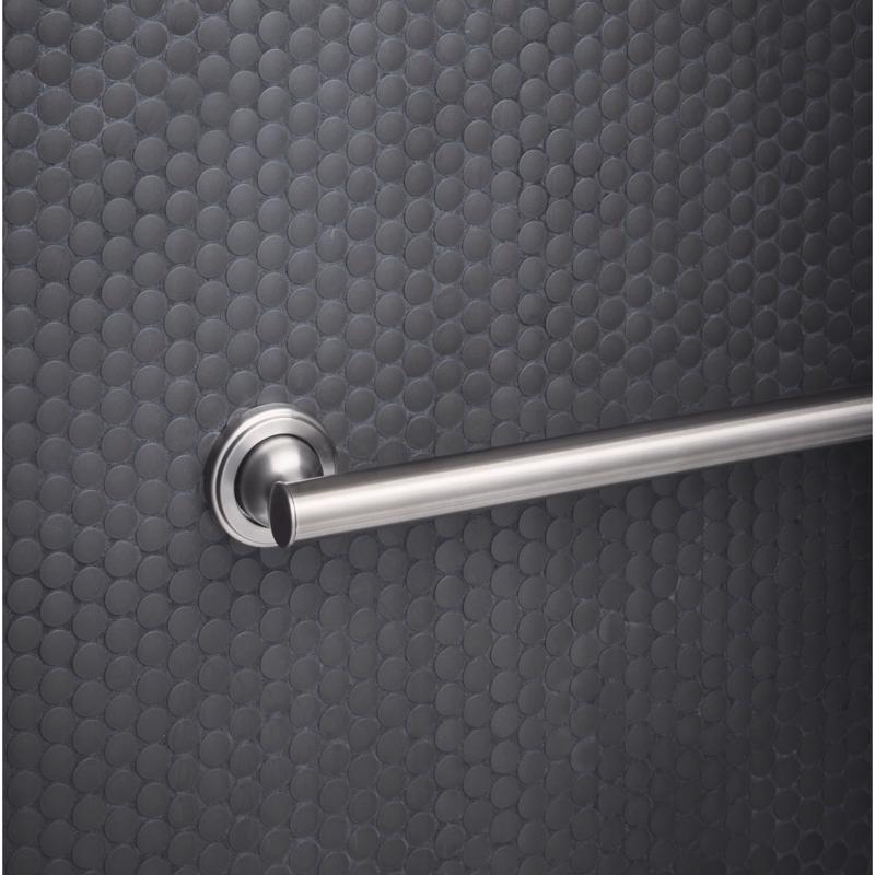 OakBrook 10.5 in. L ADA Compliant Stainless Steel Grab Bar