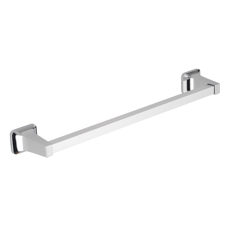 OakBrook Collection Chrome Towel Bar 18 in. L Die Cast Zinc